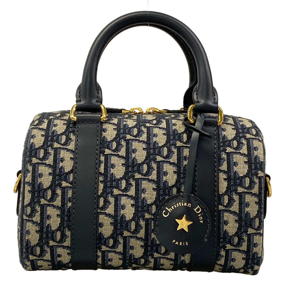 Christian Dior Groove 20 Bag Small Handbag M1364UTZQ_M928 Cream Dark Navy
